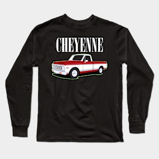 Chevy Cheyenne Classic Pick up 1972 Long Sleeve T-Shirt